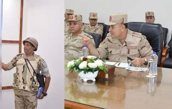 رئيس أركان حرب القوات المسلحة يشهد تنفيذ المرحلة الرئيسية للمشروع التكتيكى بجنود ( نصر 56)