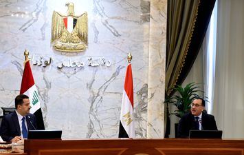 رئيسا وزراء مصر والعراق 