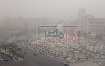 عاصفة ترابية تجتاح القاهرة