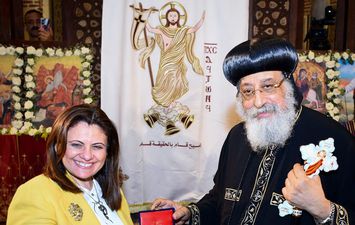 وزيرة الهجرة تشارك في الاحتفال بذكرى زيارة العائلة المقدسة إلى مصر بكنيسة أبي سرجة