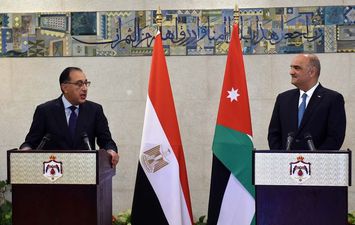 رئيسا الوزراء المصري والأردني