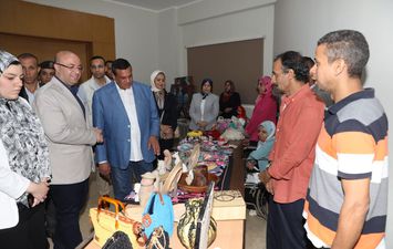 افتتاح معرض آيادي مصر ببنى سويف 