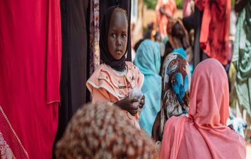 الاطفال السودانيين في المخيمات