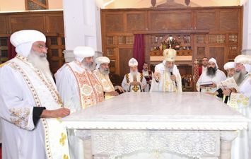 البابا تواضروس يدشن كنيسة السيدة العذراء بجاردن سيتي