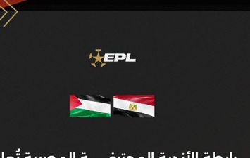 رابطة الأندية المصرية تدعم فلسطين 