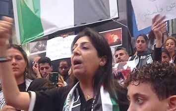 وقفة صحفيات مصر تضامنا مع فلسطين 