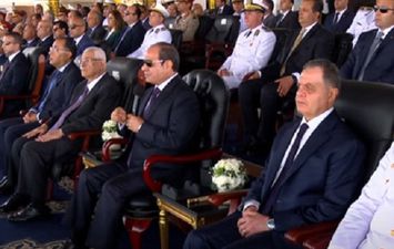 الرئيس السيسي في احتفالات عيد الشرطة