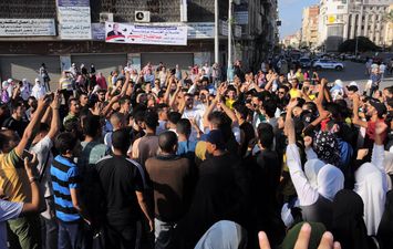 مسيرات مظاهرة منع مخطط تهجير أهل فلسطين إلى سيناء