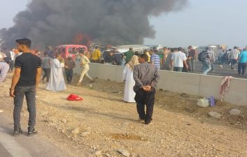 حادث مروري على طريق &laquo;القاهرة - الإسكندرية&raquo; الصحراوي