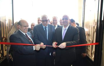 افتتاح مبنى مجمع المحاكم الجديد بمدينة ببا  ببني سويف بعد احتراقة في 30 يونيو 