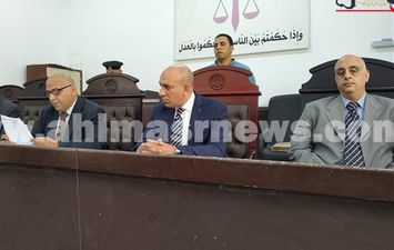 المستشار إيهاب جمال رئيس هيئة المحكمة جنايات الفيوم 