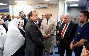 افتتاح توسعات في قسم طب الحالات الحرجة بالمستشفى الجامعي ببنى سويف 