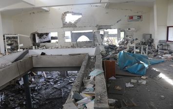 الجيش الإسرائيلي يقصف المكتبة العامة في غزة