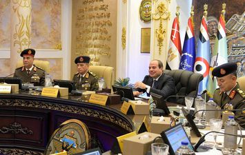 الرئيس السيسي يشهد اختبارات الهيئة لطلبة الأكاديمية العسكرية المصرية 