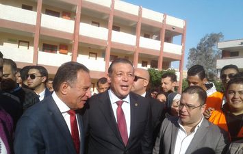 زيارة حازم عمر المرشح الرئاسي للانتخابات الرئاسية فى بنى سويف 