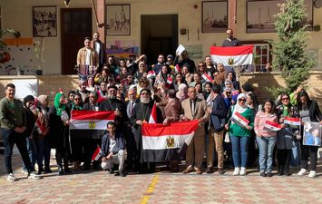 مدارس مطرانية الأقباط الارثوذكس ببورسعيد تشارك فى الانتخابات الرئاسية