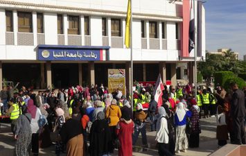 مسيرات جامعة المنيا 