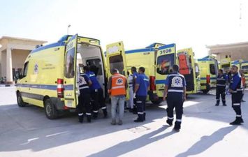 وصول 16 مصابا من غزة إلى رفح للعلاج بالمستشفيات المصرية