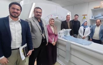 دعم مستشفى كفر الشيخ العام بجهاز رنين مغناطيسى جديد  