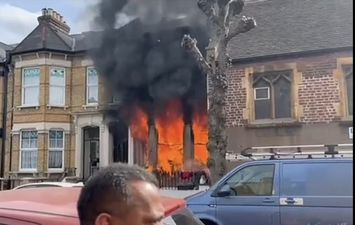 حرق منزل عائلة يهودية في لندن 