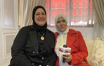 نجلاء مستجير والدة الشهيد محمود مندور  الام المثالية على مستوى محافظة بورسعيد 