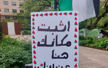 طلاب شيكاغو يدعمون فلسطين