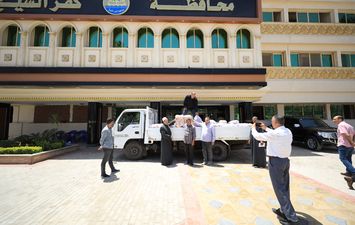 توزيع 4 طن أرز وسكر على الأسر الأولى بالرعاية بكفر الشيخ