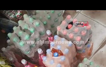 ضبط عبوات مشروبات غازية منتهية الصلاحية بالفيوم 