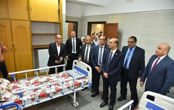 افتتاح القسم الخاص بمستشفى الأطفال جامعة أسيوط 