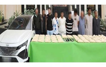 المتهمين + المضبوطات 