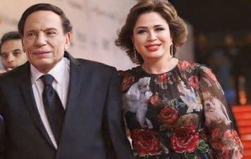 عادل إمام وإلهام شاهين 