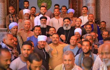 قساوسة يشاركون في افتتاح مسجد بقنا 