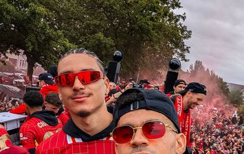 احتفالات لاعبي ليفربول
