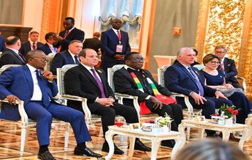 الرئيس السيسي في حفل العشاء