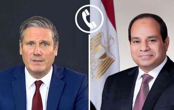 السيسي ورئيس الوزراء البريطاني