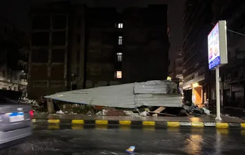 تداعيات عاصفة الإسكندرية