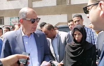 جانب من استجابة المحافظ للسيدة
