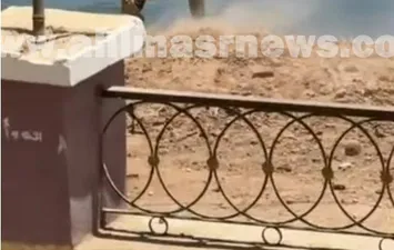 جانب من ردم شاطئ النيل