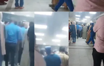 حادث سقوط اسانسير مستشفي شبين الكوم 