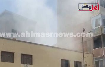 حريق مدرسة صلاح سالم بسوهاج