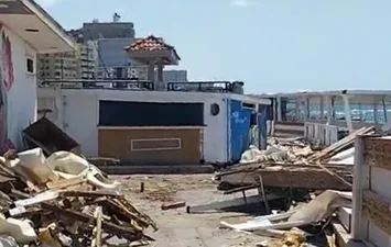 خسائر عاصفة الإسكندرية