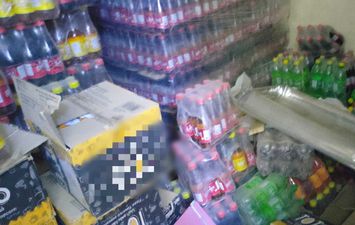 ضبط مياه غازية منتهية الصلاحية ببنى سويف 
