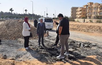 موقع اشتعال خط الغاز 