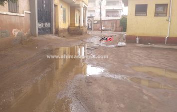 هطول أمطار غزيرة على كفر الشيخ 