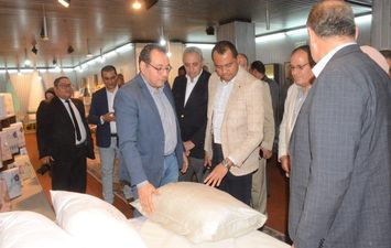 وزير زراعة مدغشقر أثناء الزيارة