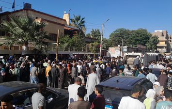 توافد طلاب الشهادة الثانوية العامة بسوهاج 