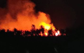 حريق بواحة سيوة 