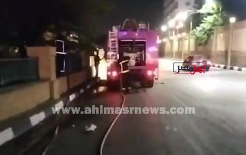 حريق شارع محمد علي بالإسماعيلية 
