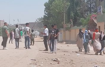 طلاب الشهادة الإعدادية ببنى سويف 