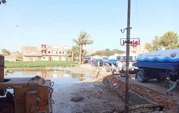 غرق المنازل بمياه الصرف الصحي 